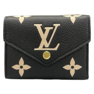 Louis Vuitton Portefeuille Victorine Bicolor Monogram Amplant Trifold Wallet